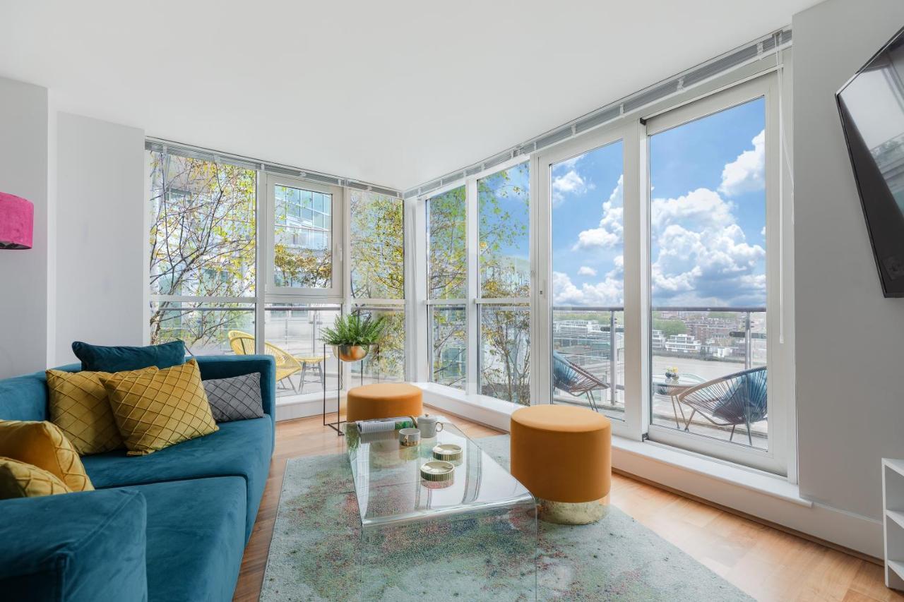 Best Thames View In Town! Large Luxxe Nomad Design Family Home ลอนดอน ภายนอก รูปภาพ
