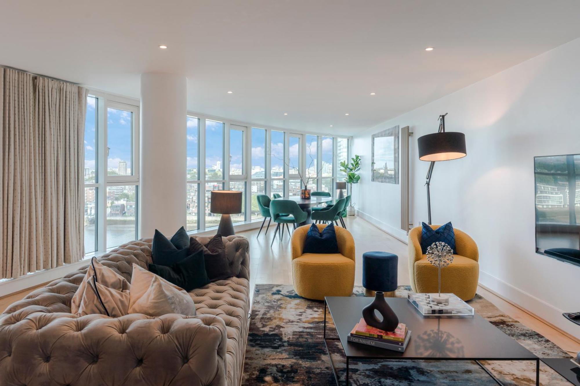Best Thames View In Town! Large Luxxe Nomad Design Family Home ลอนดอน ห้อง รูปภาพ