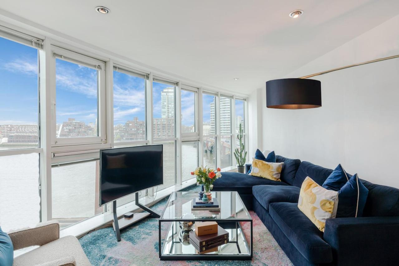 Best Thames View In Town! Large Luxxe Nomad Design Family Home ลอนดอน ภายนอก รูปภาพ